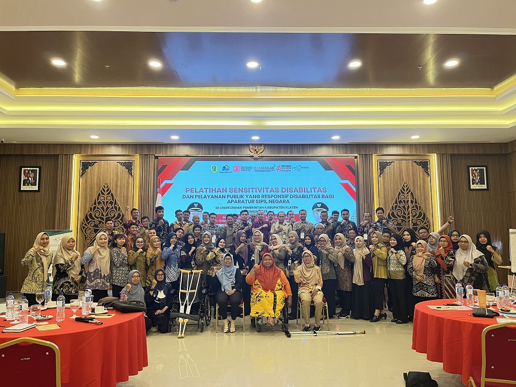 Pelatihan Sensitivitas Disabilitas dan Pelayanan Publik yang Responsif Disabilitas bagi ASN